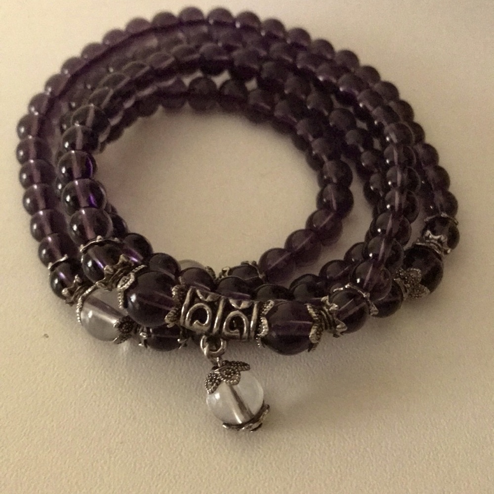 🌹Amethyst mala